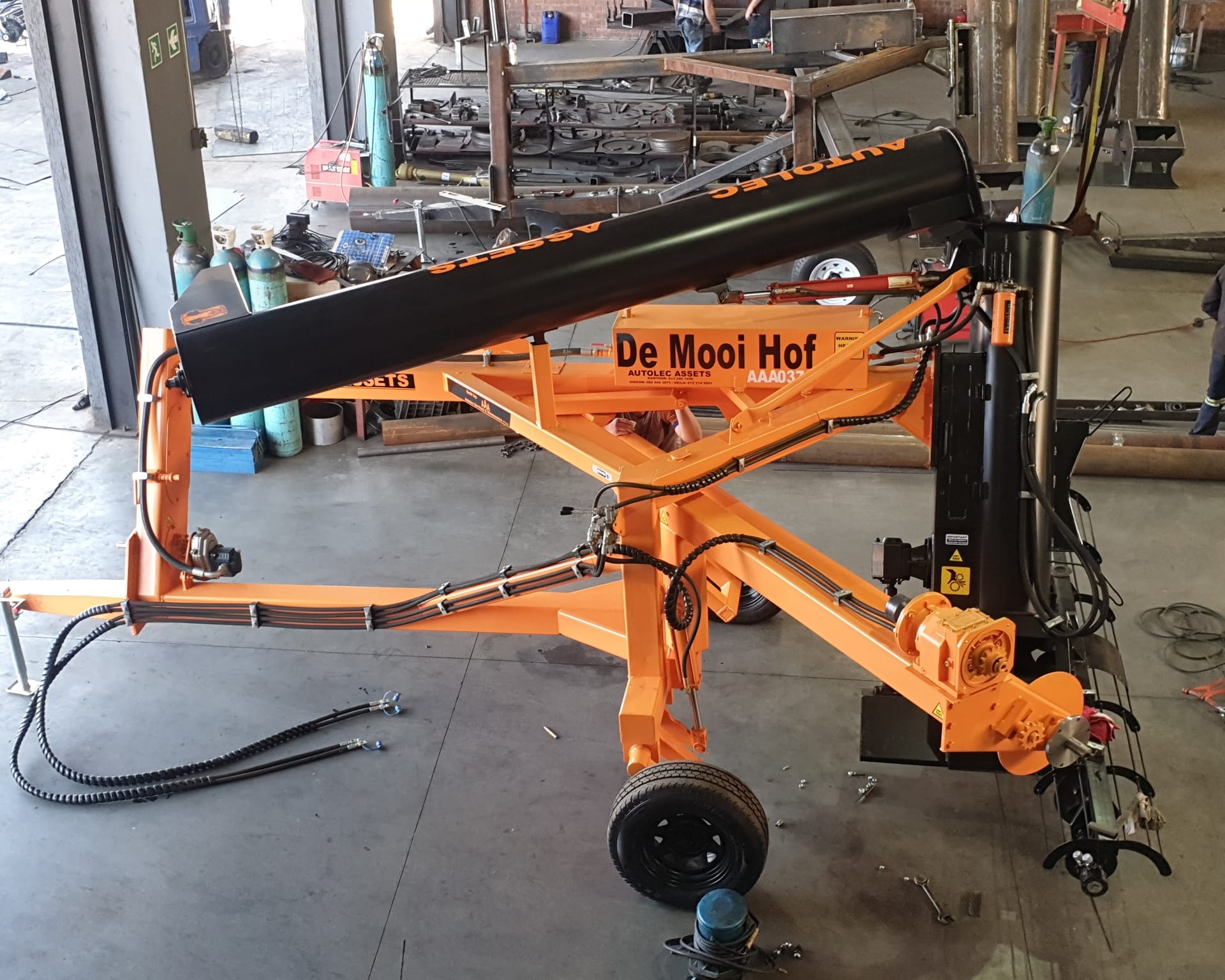 De-bagger machinery