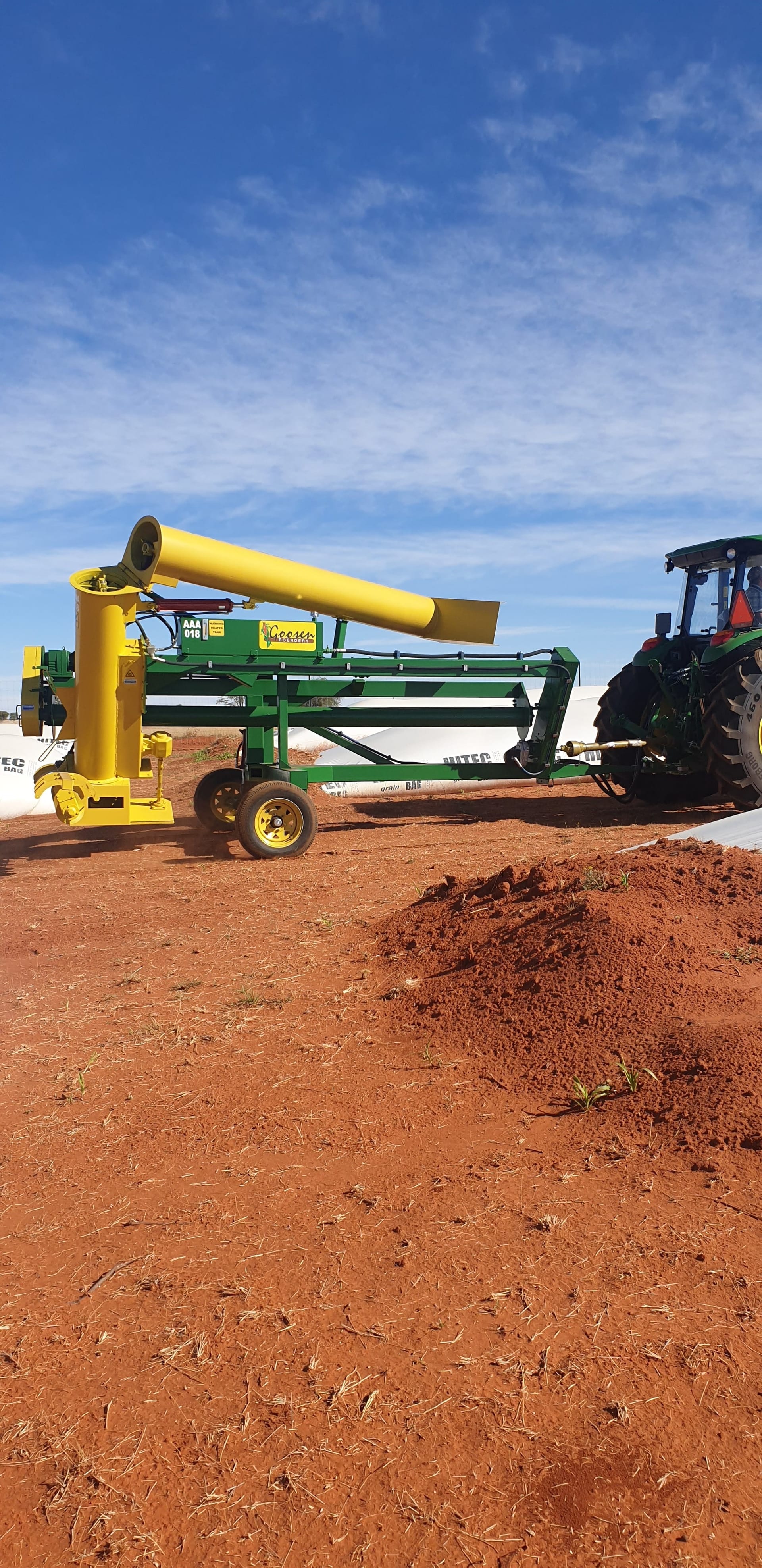 Autolec agricultural machine in the field